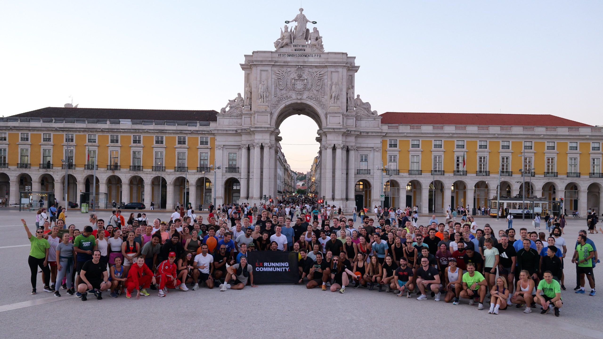 The Lisbon Running Community celebrating five years of running.